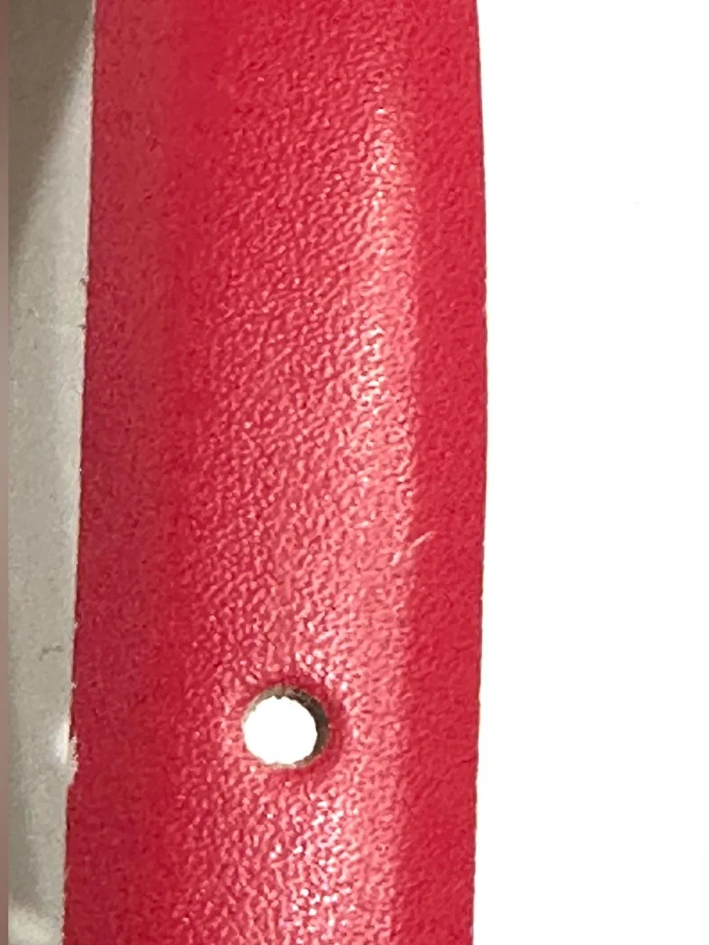 TEHAMA Womens Hot Pink Leather Belt Made in Canada Mens Belt Size M